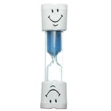 Zacr Kids Toothbrush Timer ~ 2 Minute Smiley Sand Timer for Brushing Children's Teeth (Blue)
