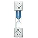 Zacr Kids Toothbrush Timer ~ 2 Minute Smiley Sand Timer for Brushing Children's Teeth (Blue)