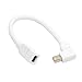 CY 20cm Left Angled 90 Degree Mini DisplayPort Male to Mini DisplayPort DP Female Extension Cable for iMac & LED Cinema Display