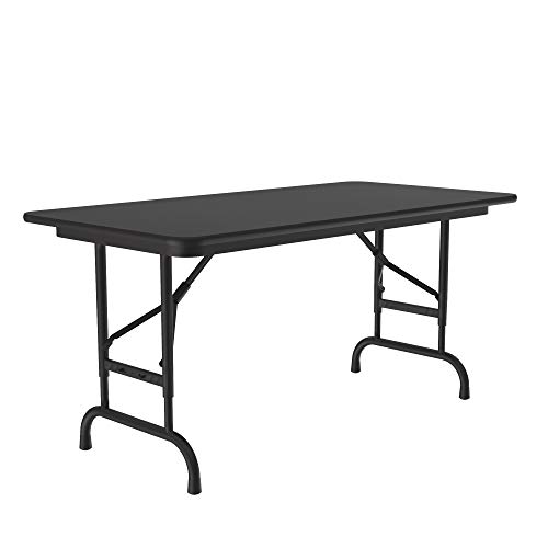 2 Correll+Rectangle+Adjustable+Folding+Table