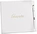 Darice Gold Etched Wedding Anniversary Party Guest Book with Pen