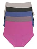 Bijou High Waisted Laser Cut 12 Pack Panties Extended Sizes