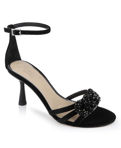 Jewel Badgley Mischka Tailani Open-Toe Stiletto Heels at Amazon