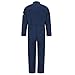 Bulwark Men's Flame Resistant 4.5 oz Nomex IIIA Classic Coverall with Hemmed Sleeves, Navy, 40