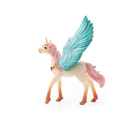 schleich 70575 Schmuckeinhorn-Pegasus, Fohlen, für Kinder ab 5-12 Jahren, BAYALA - Spielfigur, Nicht zutreffend, Weiß – Bild 4