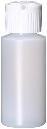 Bargz Empty Plastic Bottles - Refillable Plastic Cylinder - Bulk - 1 Oz Pack Of 12
