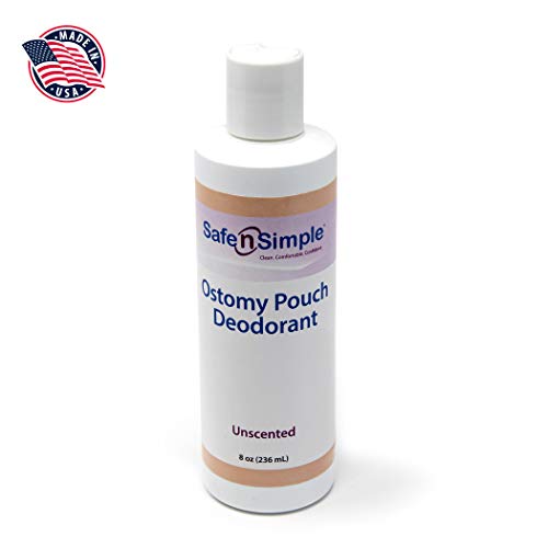 Safe n' Simple Ostomy Pouch Deodorant, Ostomy Odor (8 Fluid OunceBlue