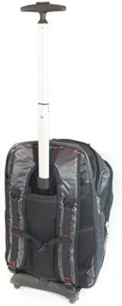 Viajway Trolley Mate, Rolling Backpack with Removable Handle and Wheels