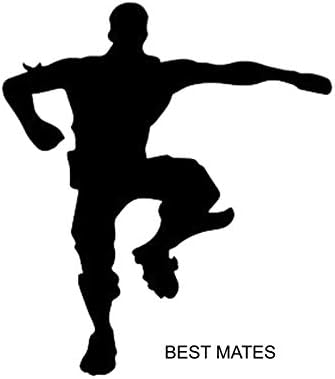 7X Fortnite Emotes Logo Tool Xbox Gamer Vinyl Sticker Wall Decal Stickers Wall Bottel Vinyl Decals Sticker (Best Mates (150 x 144))