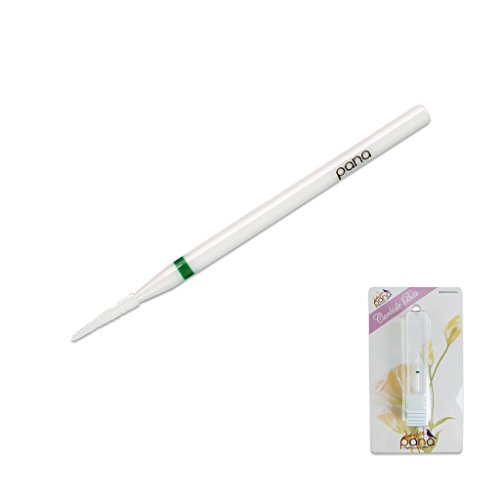 Pana Professional - White Ceramic Sharp Point Bit 3/32" Shank Size - Nail Drill Bit for Dremel Machine