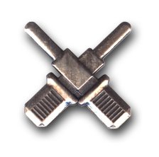 Navy Gunner's Mate Pin Mirror Finish