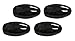 iJDMTOY Smoked Lens Amber/Red LED Rear Bed Side Marker Lights Set Compatible With Chevrolet Silverado GMC Sierra 2500 3500 HD Dually Truck Double Wheel Side Fenders