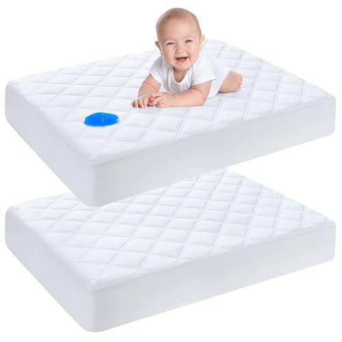 Waterproof Mini Crib Mattress Protector 24"X38