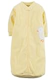 Carter's Yellow Applique Fleece Sleepsuit Sleepsack (0-9 Months)
