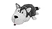 Husky Dog to Polar Bear 16 Inches 2 in 1 Collectible Toys