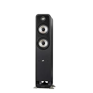 Polk Signature S55e Luidspreker, Zuilluidspreker voor HiFi Home Cinema, Speaker met 200 Watt, Universele Poolklemmen…