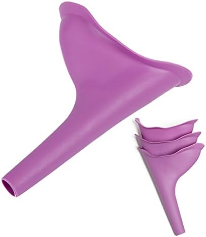 JKNNV Female Urination Device,Lightweight Silicone Portable Travel Urinal Stand up/Pee - 4Pcs
