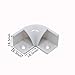 Litever 90 Degrees Corner Connectors, ONLY for Litever Slim V Shape LED Strip Aluminum Channels, Screws Included, LL-016-90D