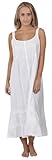 The 1 for U Ruby 100% Cotton Victorian Sleeveless Nightgown 7 Sizes
