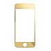 Coromose Colorful Plating Tempered Glass Screen Protector Film for iPhone 5 5S 5C (Gold)