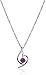 A&M Designer Inspired Distorted Heart Chain Necklace, 18