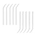 Ninetonine 150 Pcs Household Restaurant Plastic Curved Hook Toothpicks