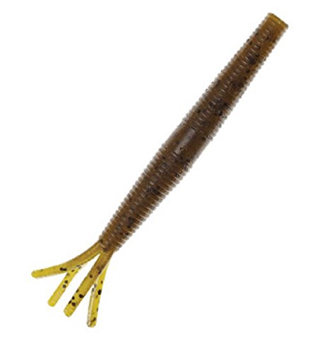 Z-MAN10X Tough ElaZtech Hula StickZ 4 in. Soft Plastic Baits (Green Pumpkin)