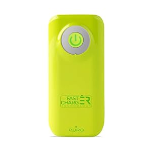 Puro FCBB40C3GRN Batteria Esterna Fast Charger, Verde
