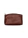 BAGGU Leather Small Clutch - Molasses