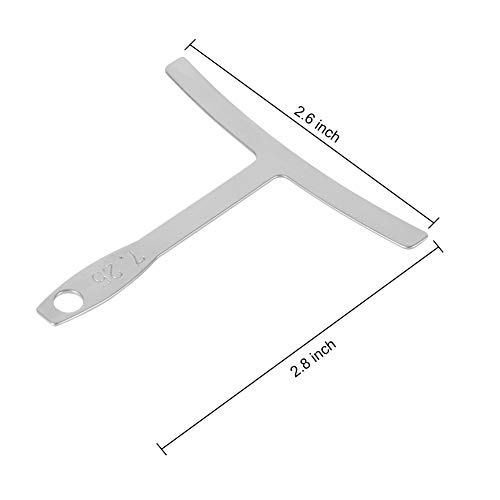 9Pcs Understring Radius Gauge, String Action Ruler Gauge Tool, Guitar Bridge Saddle Nut Files Set, Guitar Accessories for Electric Bass & Acoustic Guitar & Ukulele & String Instruments