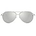 Mens Fashion Brand Rimless Oversized Aviator Protection Mirrored Polarized Sunglasses