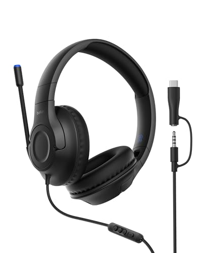 Belkin Gaming Inspire Cuffie USB-C con filo, Microfono a... en promo sur Amazon