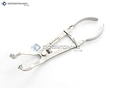 OdontoMed2011 IV TYPE RUBBER DAM CLAMP FORCEPS IVORY LIGHT WEIGHT