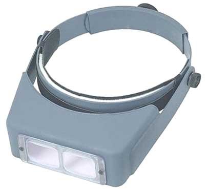 Electro-Optix Headband Visor Magnifier Loupe Hands Free