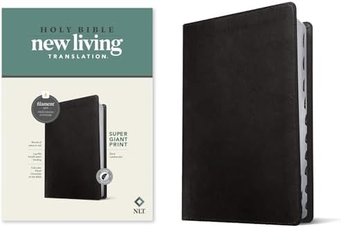 NLT Compact Giant Print Zipper Bible, Filament Enabled