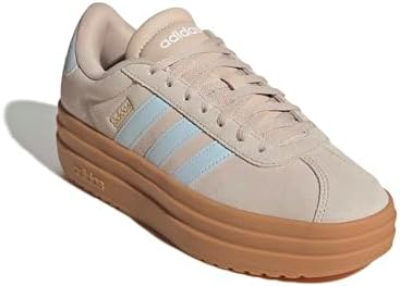 Mujer VL Court Bold Shoes, Wonder Beige/Ice Blue/Gold Met., 40 2/3 EU