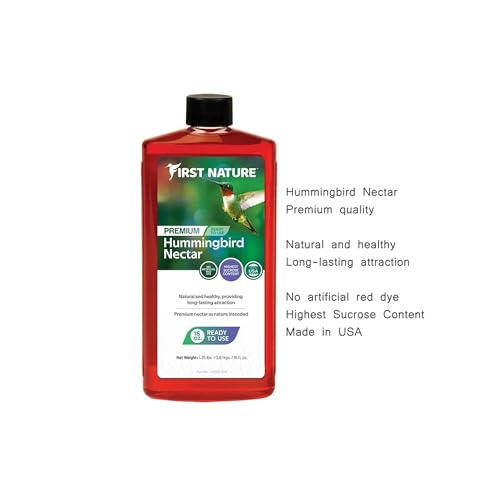 FIRST NATURE 16 OZ. READY TO USE HUMMINGBIRD NECTAR