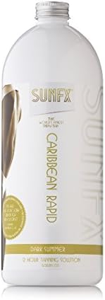 SunFX Caribbean Rapid-Spray Tanning Solution (1L/33.8 fl oz, DARK SUMMER)