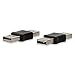 ELECTOP 2 Pack USB 3.0 Male to USB Male Gender Changer Adapter Coupler Converter