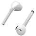 Bluetooth Headphones, Wireless Earbuds Headphone Stereo in-Ear Noise Canceling Headset with 2 Wireless Built-in Mic Earphone (White)thumb 1