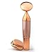 Anti Aging Face Massager Wand - Gold Sonic Beauty Vibrating Massage Tool - Anti-Aging Therapy Roller & Instant Wrinkle Reducer Enhances Facial Cream Benefits - Tighten & Firm for Younger Looking Skin