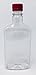 375 ml Crystal Clear Plastic Bottle with Red Tamper Evident Lid 10-Pack