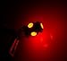 TuningPros LEDRSM-T10-RS5 Rear Side Marker LED Light Bulbs T10 Wedge, 5 SMD LED Red 2-pc Set