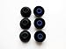 6pcs - (L) Large Replacement Eartips Earbuds for in Ear Earphones with 4.9mm to 6.3mm Nozzle Attachment