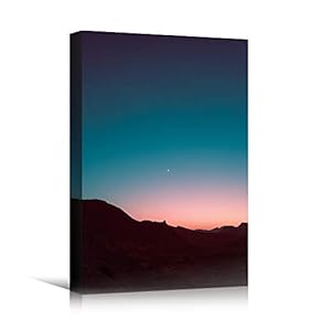 signwin Canvas Wall Art Night Gradient Sunset II...