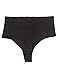 FUT Women Waist Cincher Girdle Tummy Slimmer Sexy Thong Panty Shapewear Postpartum Underwear Black L Waist:27.5-29.5inch/US SIZE 6-8