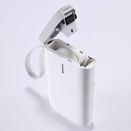 Label Printer，D11 Mini Smart Label Maker with Bluetooth Thermal Label Printer Machine (1 Roll Paper, D11 Label Printer)