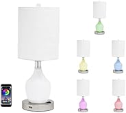 Lamp Angel Standard Electric Night Light or Table Lamp with Emergency Battery Back Up, USB Charging, Color Cha