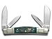 Hen and Rooster Green Pick Bone Congress Pocket Knife Knives