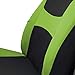 FH Group Car Seat Cover Light Breezy Green Seat Cover Flat Foam Padding Cloth Full Set Automotive Seat Covers, Airbag Compatible & Split Rear Universal Fit Interior Accessories for Cars Trucks and SUV